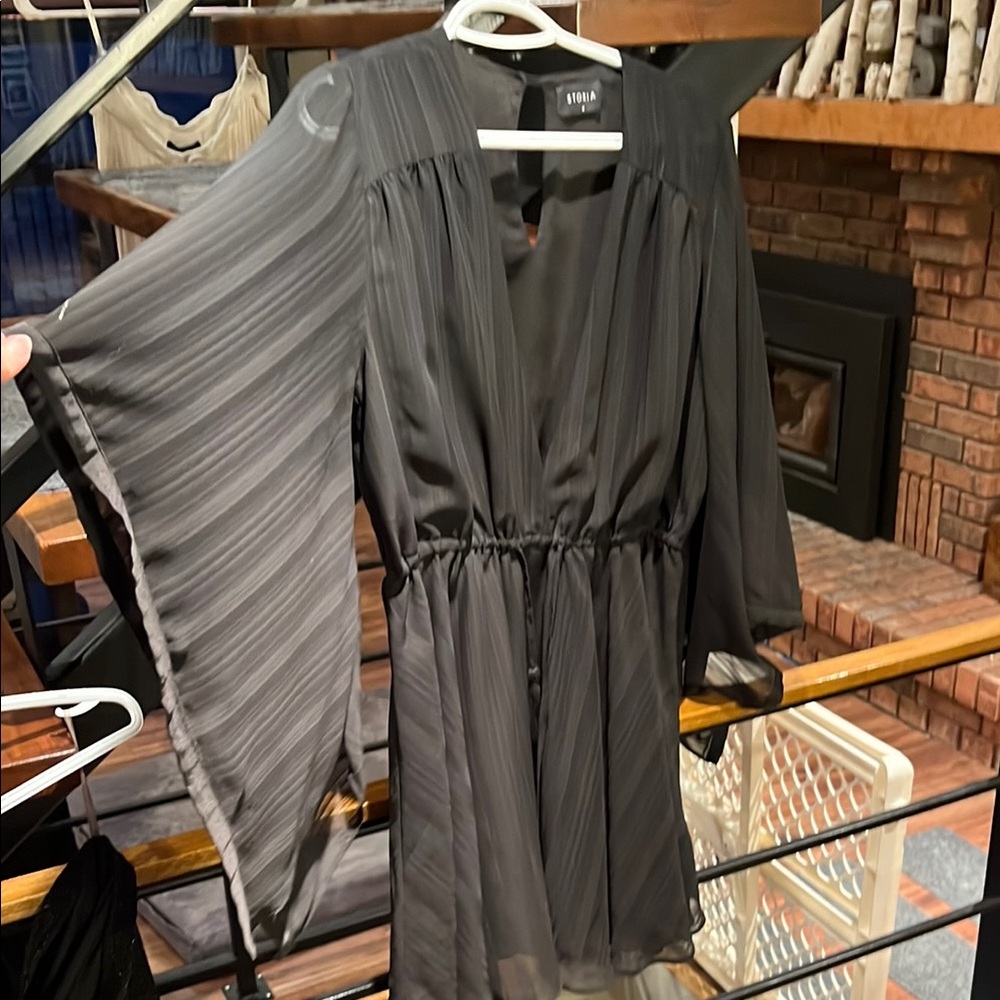 Sheer Swim Cover Up / Resort Black Dress